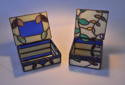 Grow series boxes ~ Stained Glass by Colleen Clifford in Humboldt County