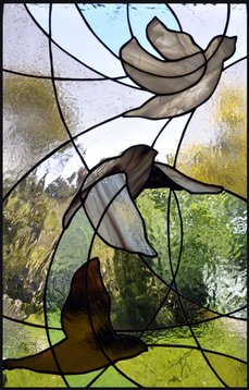 Taking Flight ~ Stained Glass by Colleen Clifford in Humboldt County