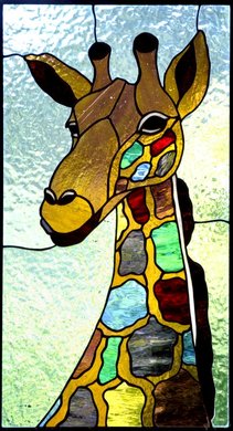 Purple Tongue ~ Stained Glass by Colleen Clifford in Humboldt County